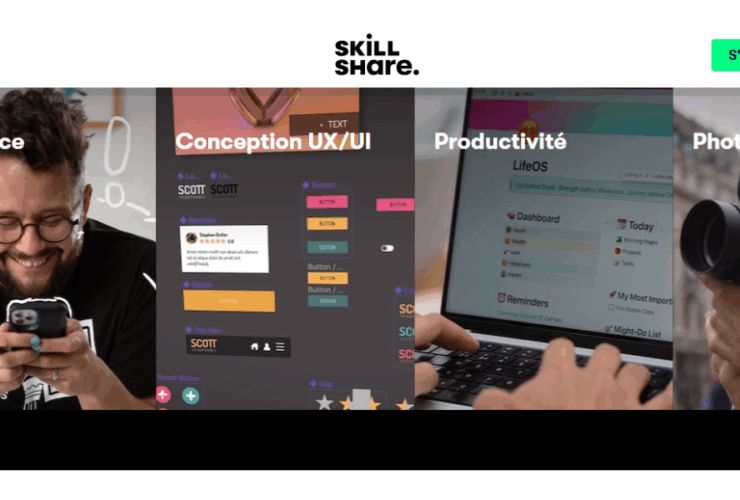 موقع Skillshare