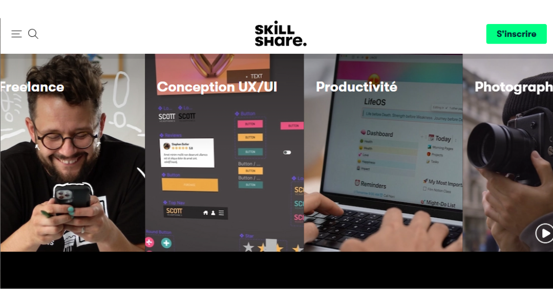 موقع Skillshare